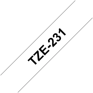 BROTHER TZE231 tape black/white 12mm 8m | tze231 |