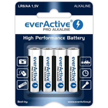 Alkaline batteries everActive Pro Alkaline LR6 AA 