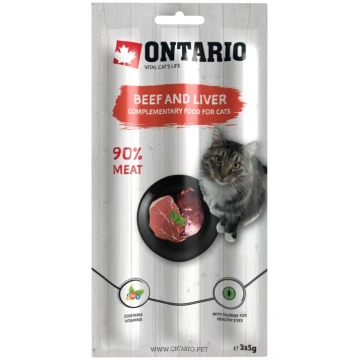 Gardums kaķiem – ONTARIO Stick for cats Beef and L
