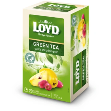 Zaļā tēja LOYD ar cidonijām un diždadžiem, 20x1,7 