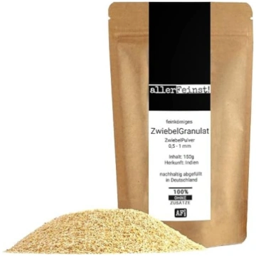 allerFeinst! Sīpolu pulveris, granulēts, īpaši aro