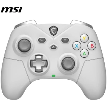 WHITE WIRELESS JOYPAD MSI FORCE GC300 Bluetooth, U