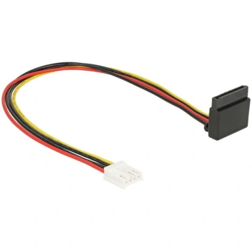 Delock Floppy 4 pin female > SATA 15 pin female me