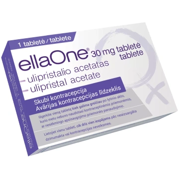 ELLAONE 30 mg tabletes, 1 gab