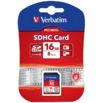 Atmiņas karte Verbatim SDHC 16GB Class 10 43962V