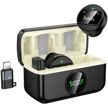 Wireless microphones 2in1 Lightning / USB C Hoco L