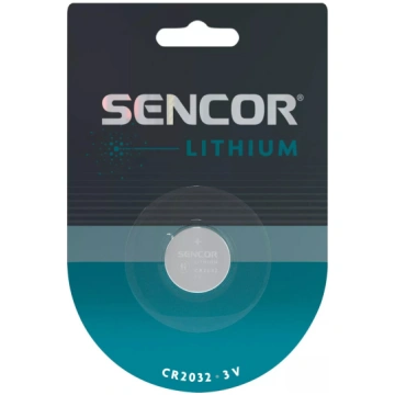 Monētbaterija SENCOR SBACR2032 3V CR2032 — Ø20 mm 