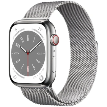 Apple Watch Series 8 (GPS + Cellular) - silver sta