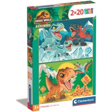 Clementoni Clementoni Puzzle 2x20el SuperColor Jur