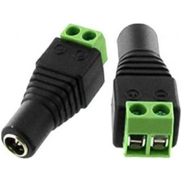 Female DC jack Connector plug 2.1mmx5.5mmį 10pcs E