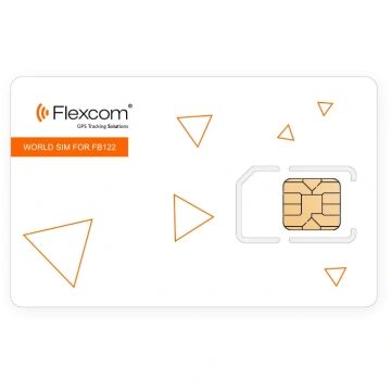 Flexcom SIMGL6M datu SIM karte GPS izsekotājiem st