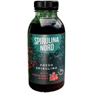 Svaiga spirulīna ar dzērveņu sīrupu 330ml
