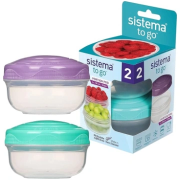 Sistema Uzkodu trauciņi, 210 ml, saliekamas uzkodu