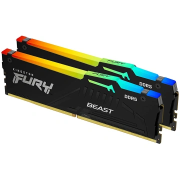 Operatīvā atmiņa Kingston FURY Beast Black RGB, 16