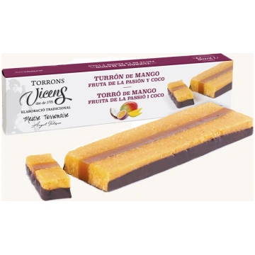 Torrons Vicens Mango, Passion Fruit and Coconut No