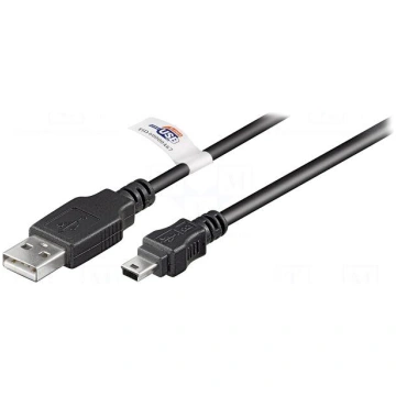 Cable | USB 2.0 | USB A plug,USB B mini plug | 3m 