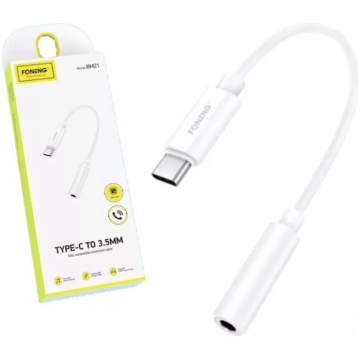 Audio cable 3.5mm jack to USB type-C Foneng BM21 (