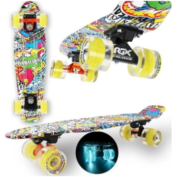 WeLLIFE Skateboard Mini Cruiser Series RGX Skate 2