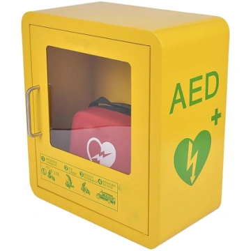 AED defibrilatora glabāšanas skapis, pie sienas st
