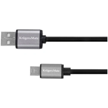 Kabelis Usb Lechpol Usb-a - Miniusb 1 M Melns (km1