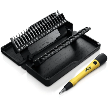 Wiha Zai home micro bit set 42 pieces (black incl.
