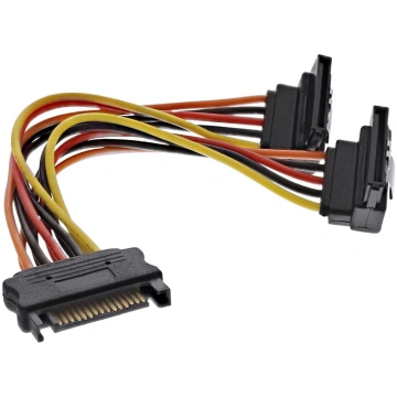 InLine Y-cable - power splitter - SATA power to SA