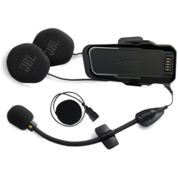 Komplekts ar mikrofonu un JBL Cardo Packtalk Edge 