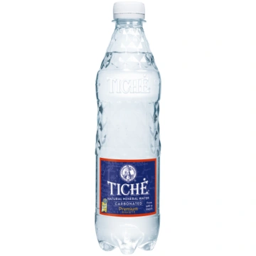Minerālūdenis Tiche gāzēts 0,5L plastmasas pudelē 