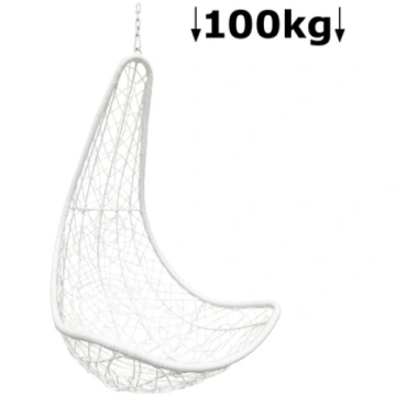 Šūpuļkrēsla grozs CH-FC1076-2W W105xH120xØ70cm bal