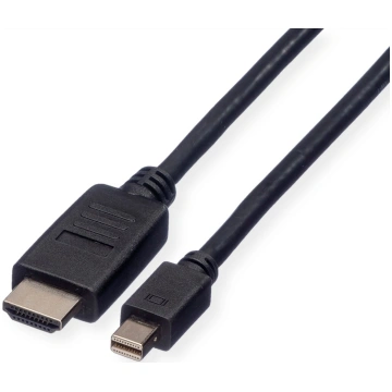 Roline Mini DisplayPort Cable, Mini DP-HDTV, M/M,