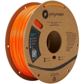 Orange POLYMAKER PETG 1.75mm 1kg