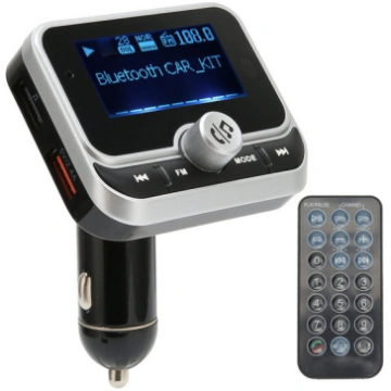 FM modulatori Bluetooth FM raidītājs: Dual USB aut