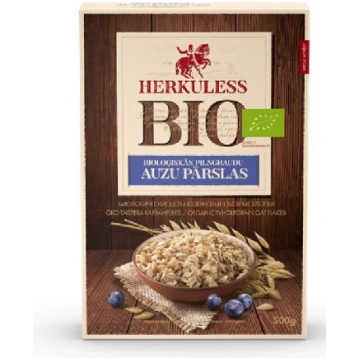 Auzu pārslas HERKULESS BIO pilngraudu, 500g (450-1
