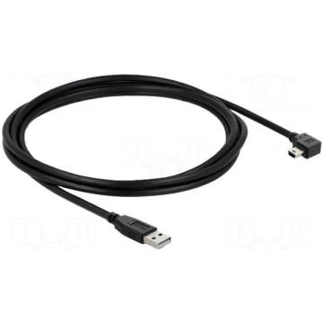 Cable | USB 2.0 | USB A plug,USB B mini plug 90° l