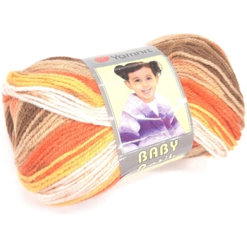 Adīšanas dzija YarnArt Baby Batik 100 g, krāsa 824
