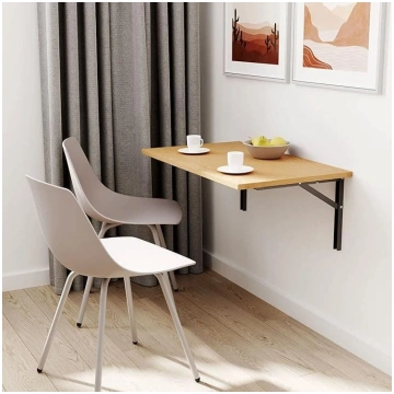 80 x 60 cm | Folding Wall Table, Kitchen Table, Ch