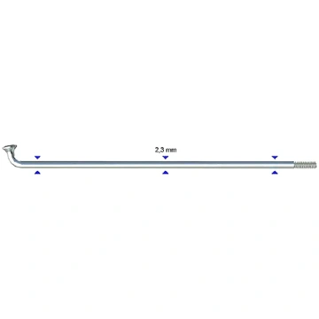 Spieķi - Sapim Leader J-Bend 2.3 x 290 mm - C-GNLE