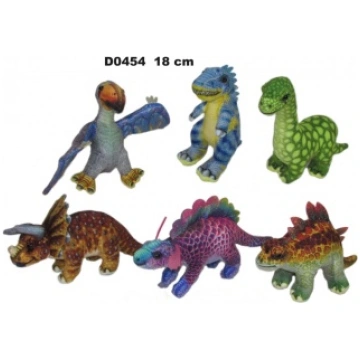 Rotaļlieta flīša Dinozaurs 18/22cm mix 80583