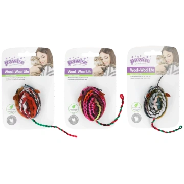 Rotaļlieta kaķiem – Pawise, Wool mouse
