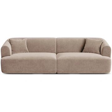 Velvet Modular Sofa, "Campi", 4 Seats, 255x90x70 M