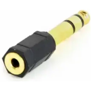 Gembird 6.3mm vīrišķais uz 3.5mm sievišķo adapteri