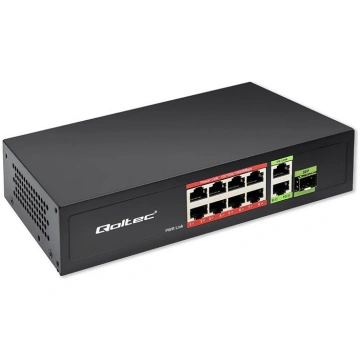 Ethernet Switch PoE RJ45 PoE Uplink SFP QOLTEC