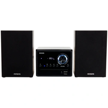 AIWA mikro mūzikas sistēma ar Bluetooth, melna - M