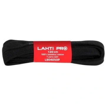 Lahti Pro Kurpju šņores plak. 5119667, 120 cm, mel
