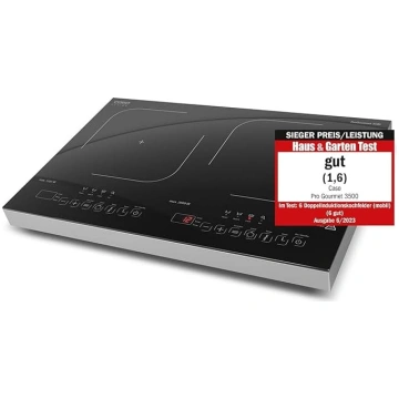 CASO Pro Gourmet 3500 Mobile Double Induction Hob,