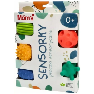hencz toys sensorās bumbiņas komplekts 5 gab. past