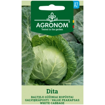 Baltajiem kāpostiem DITA sēklas, 1 g