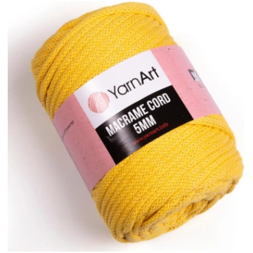 Adīšanas dzija YarnArt Macrame Cord 5 MM 500g, krā