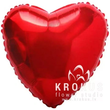 Follija Balons Sarkana Sirds 46cm
