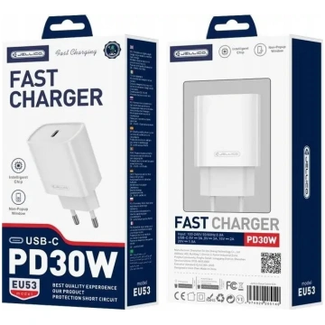 Tīkla lādētājs Jellico JELLICO EU53 PD 30W 1×USB-C